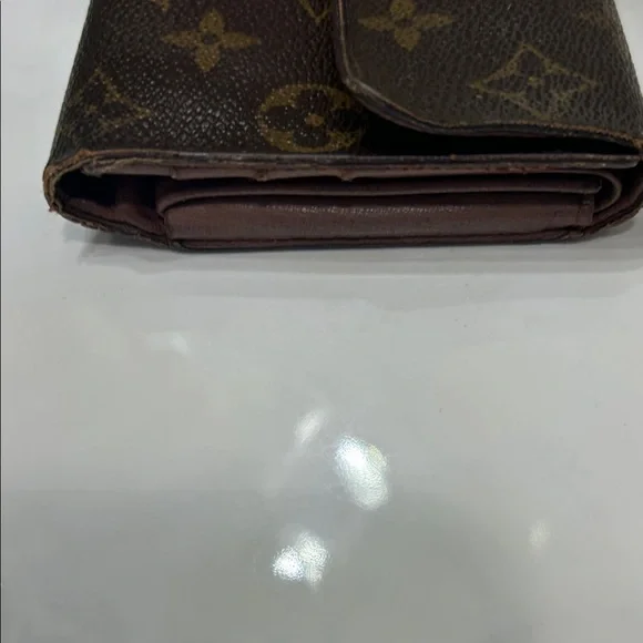 Louis Vuitton Authentic Dark Brown Monogram Porte Tresor long Wallet - Picture 3 of 11